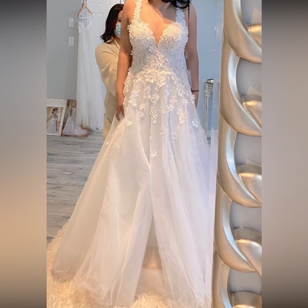 White wedding dress
